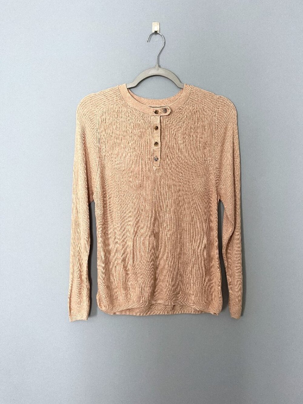 Banana Republic Silk-Blend Sweater (Peach) M